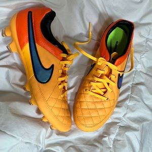 Never worn Nike Tiempo soccer cleats